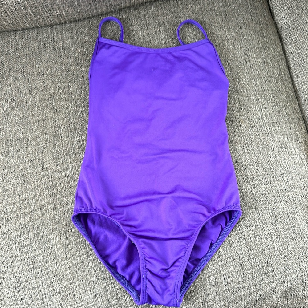 Motionwear Petite Adult Dance Leotard with sparkle Back Size Petite Adult